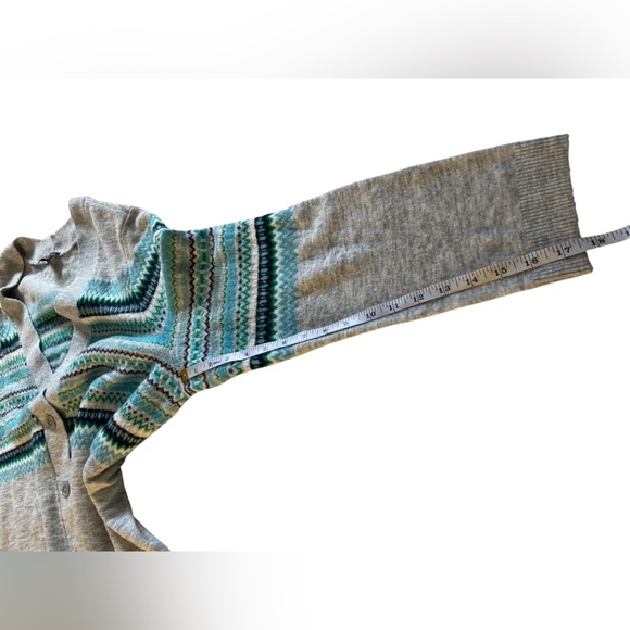 Talbots Plus Fair Isle Button Down Sweater Cardigan Size 1X - Picture 5 of 10